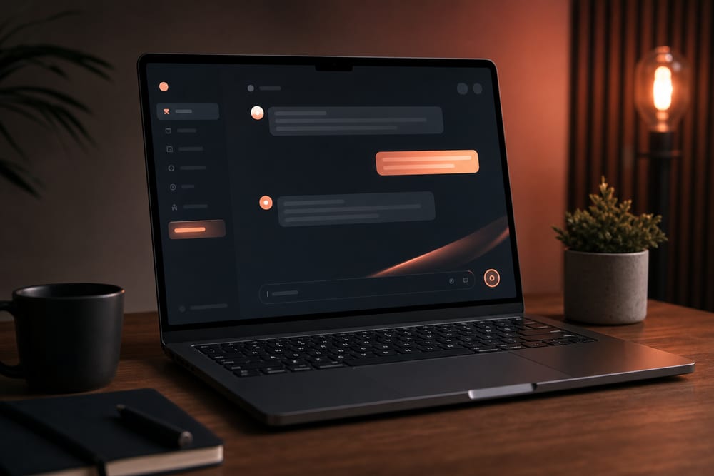Custom AI assistant interface tailored to a small business, built on OpenAI models.