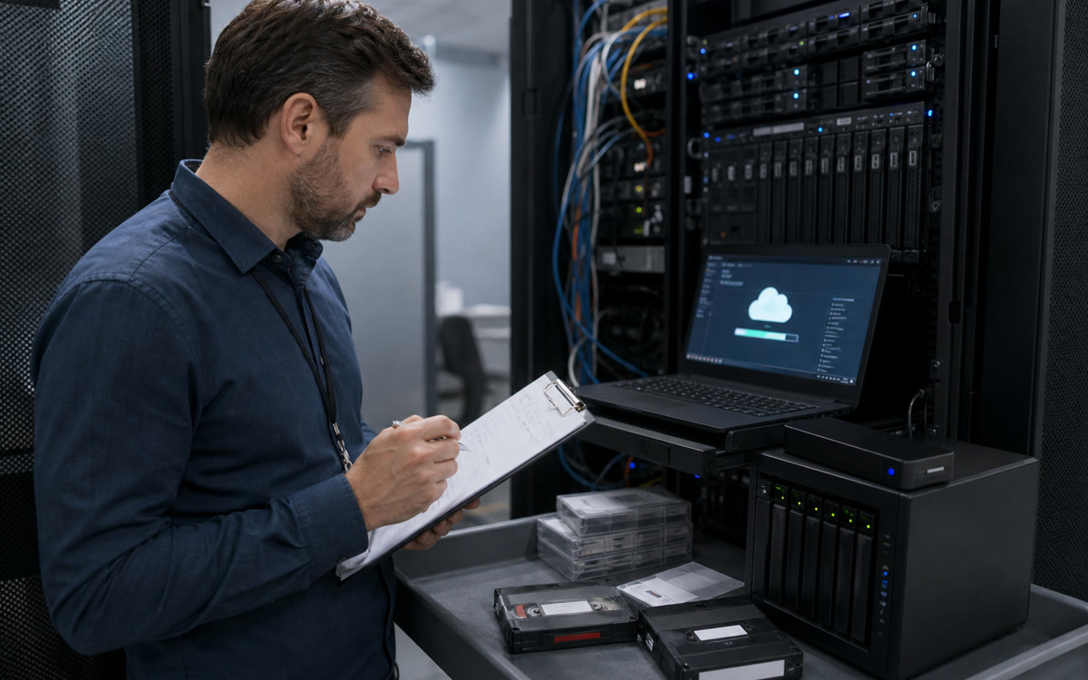 Backup audit and test restore for a small business in Arlington or Fairfax.