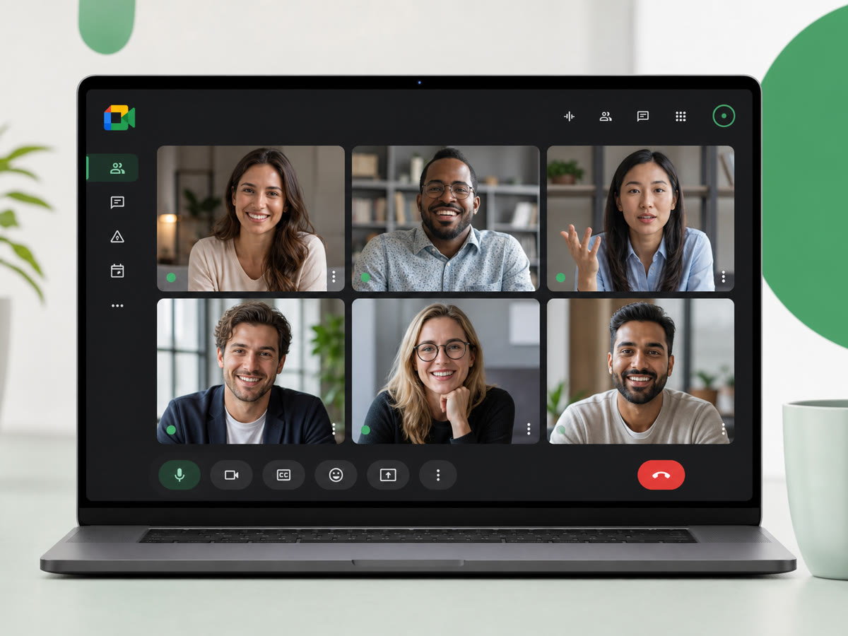 Google Meet video meetings for small business teams.