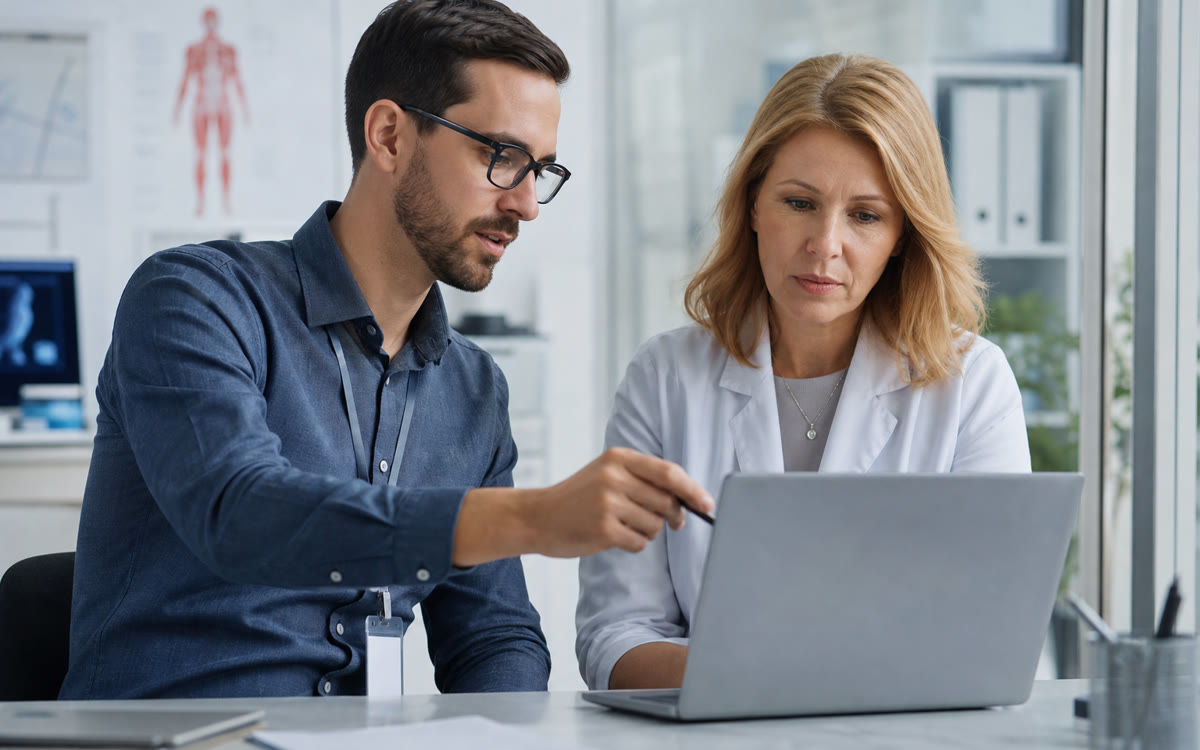 Encrypted email and secure file sharing setup for a healthcare practice in the DMV.