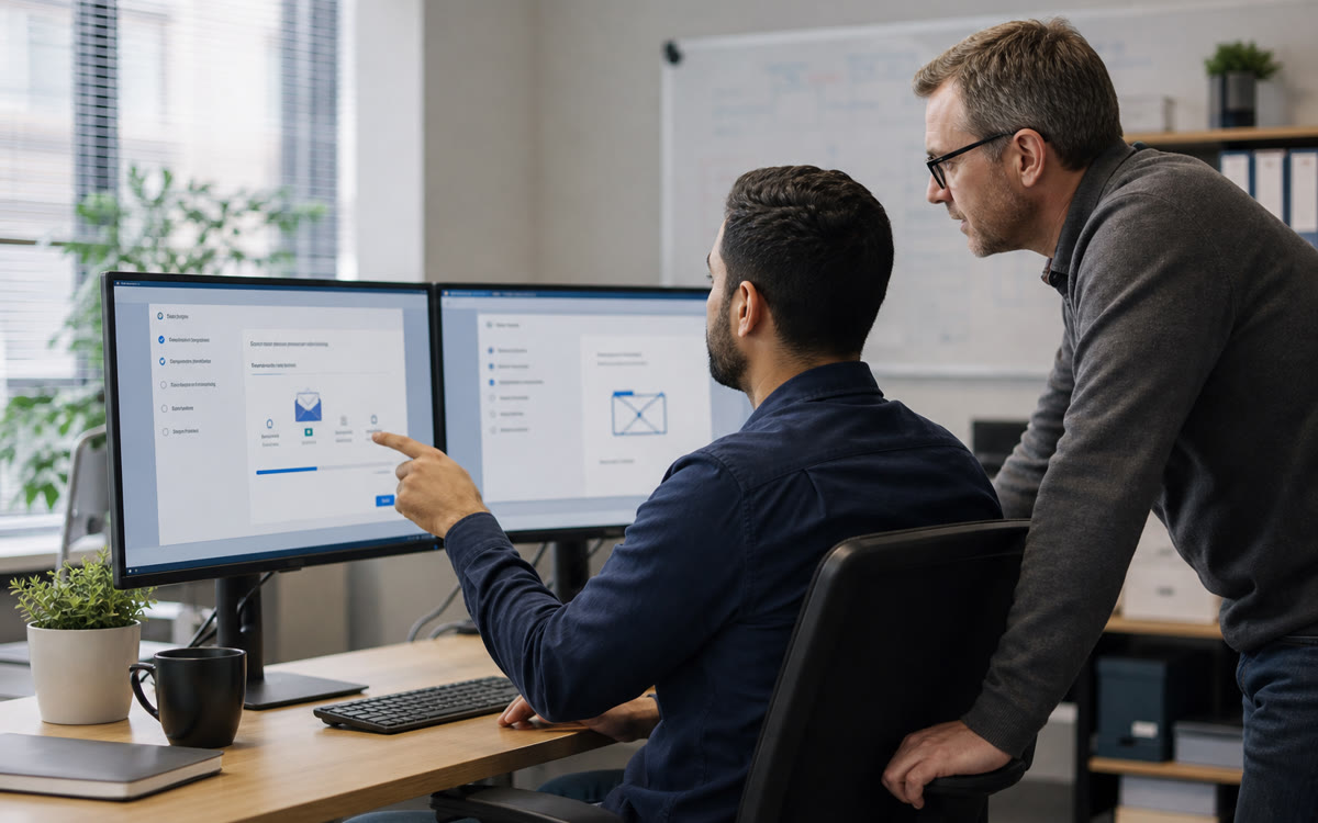 Microsoft 365 email migration project for a small business in Northern Virginia.